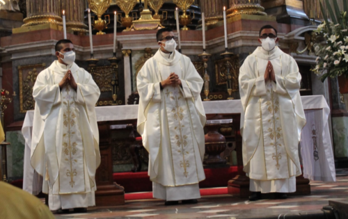 I 3 neo-sacerdoti