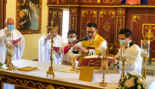 Prima Messa alla parrocchia